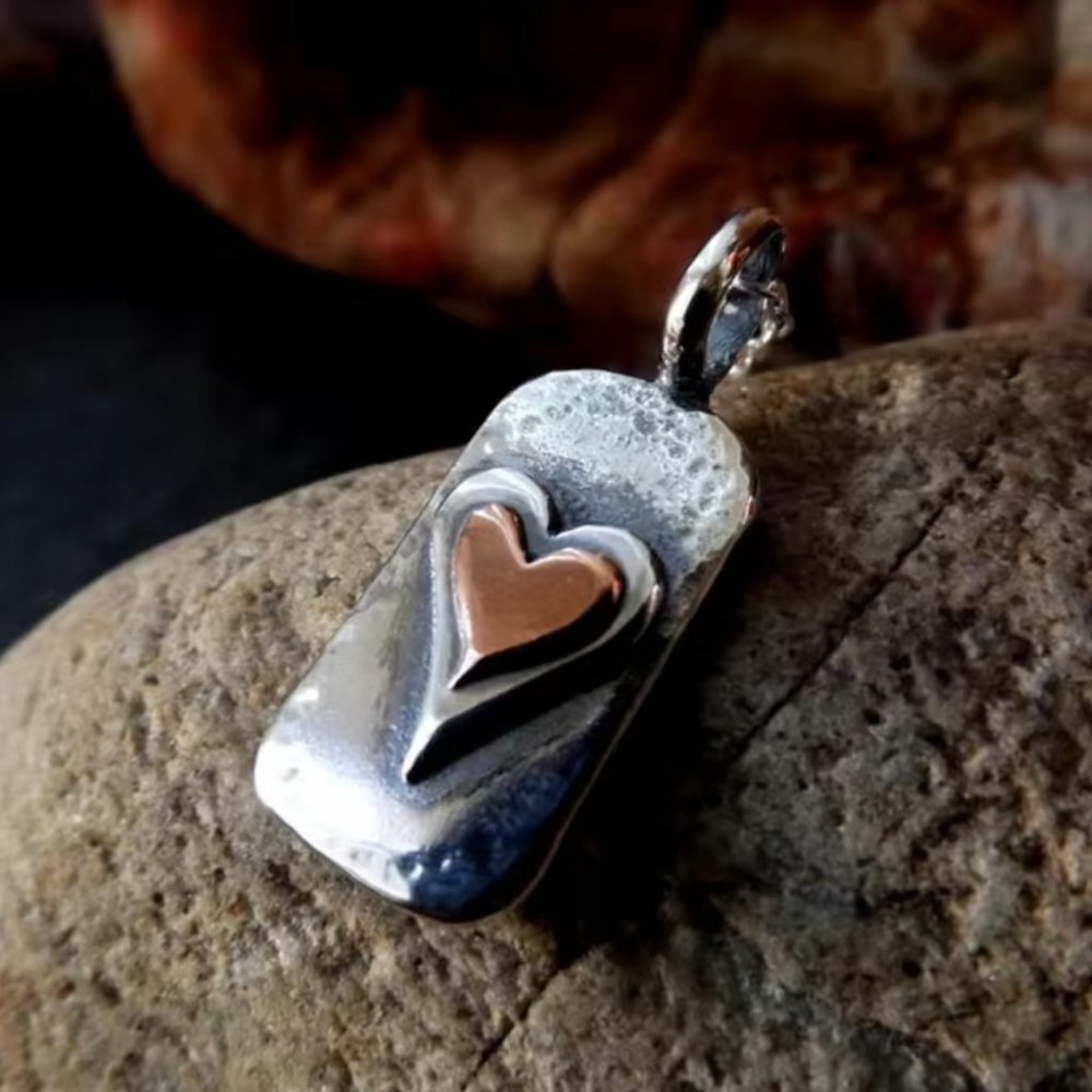 Pendant Necklace with Heart #836 - Picture 4 of 9